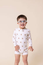 Load image into Gallery viewer, Roco Swim - Boy's Zip Up Rashguard |Suns