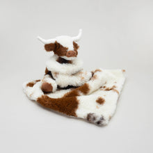 Load image into Gallery viewer, Jomanda Soft Toys & Accessories - Texas Longhorn Highland Cow Soft Toy Soother Comforter 29cm