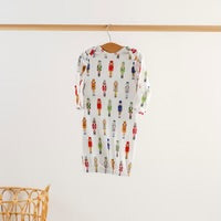 Load image into Gallery viewer, Nutty or Nice: Onesie, Gown, Zip-Up & 2pc Pajama Set-NOLA TAWK