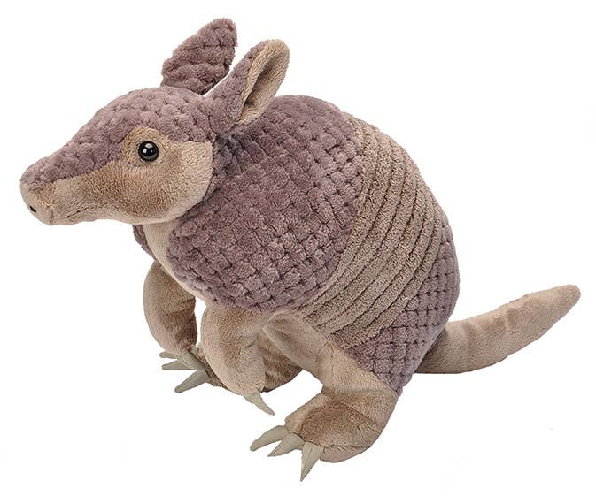 CK Armadillo Stuffed Animal, 12 inches, by Wild Republic—realistic design, soft fabric