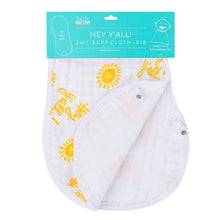 Load image into Gallery viewer, Little Hometown - Hey Y'all Burp/Bib Combo (Unisex)