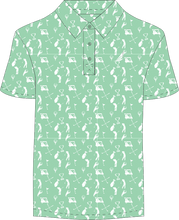 Load image into Gallery viewer, Miles Polo-Light Green w/golfers