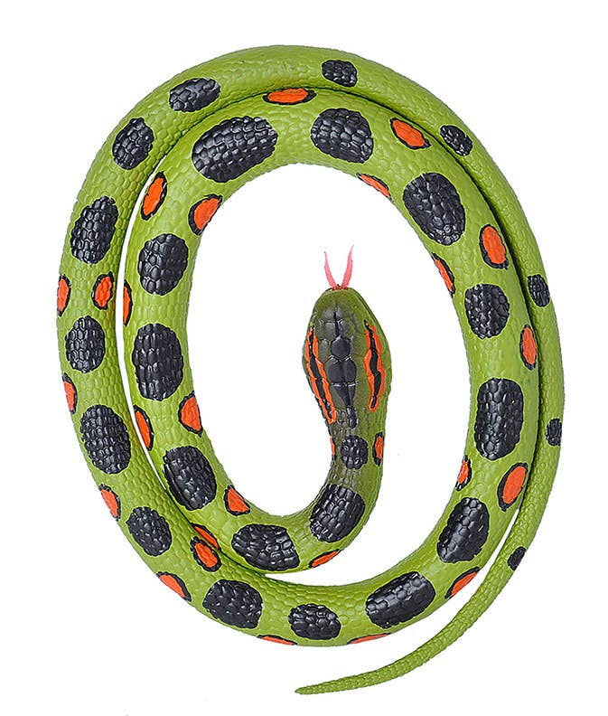 Lifelike 46-inch Rubber Anaconda from Wild Republic with realistic texture and natural coloring