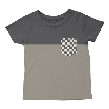 Vibe Check Tee by Tiny Whales featuring subtle whale motif design in refined palette