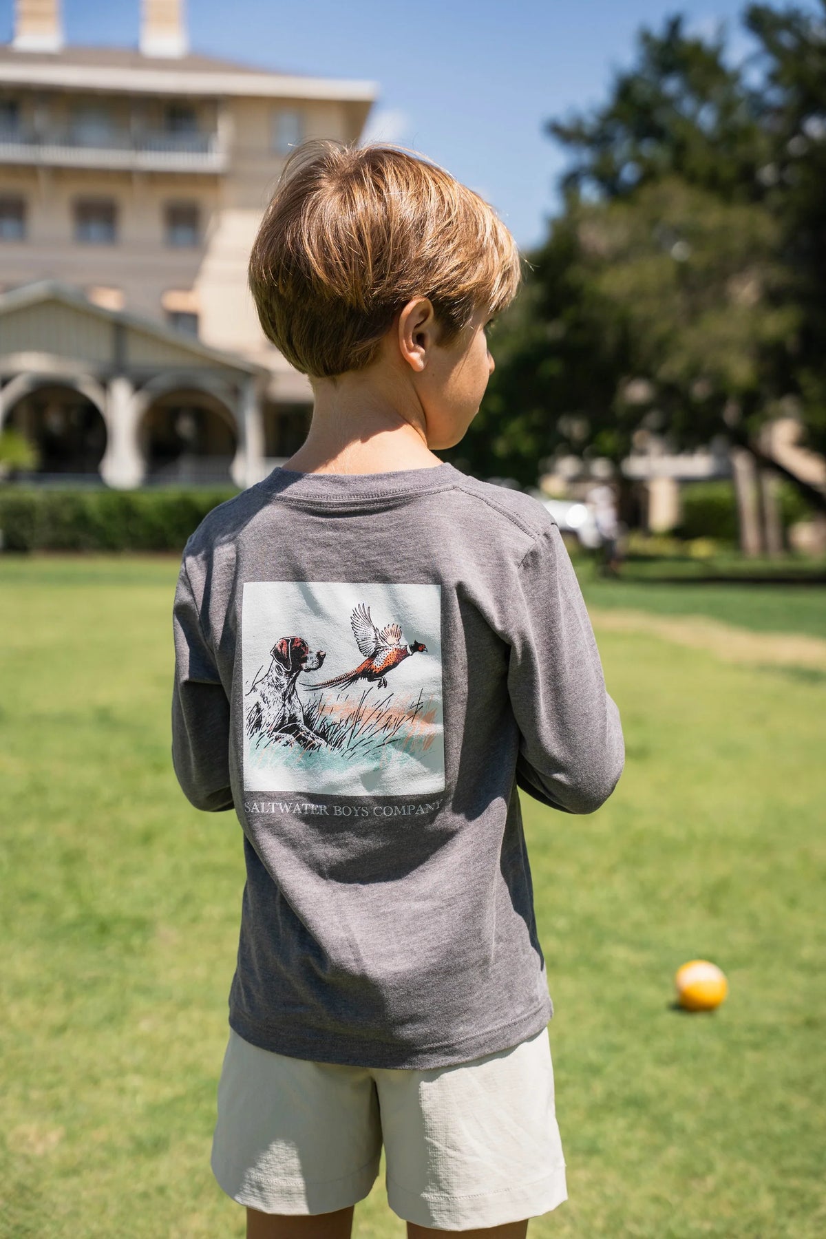 Hunt Scene LS Graphic Tee