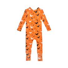 Load image into Gallery viewer, Posh Peanut, Hendrix Convertible one piece-Orange Bats
