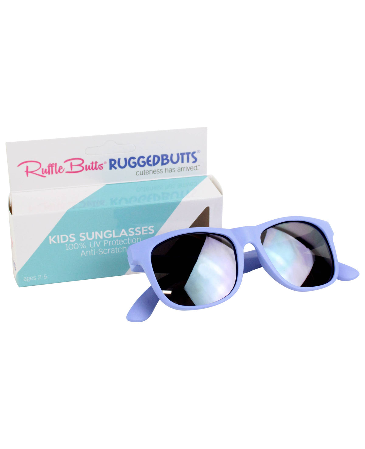 RuggedButts - Periwinkle Blue Classic Sunglasses: 2T-4T / Blue
