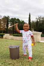 Load image into Gallery viewer, Nola Tawk - Colorful Claws Organic Cotton Crawfish Pajama Set