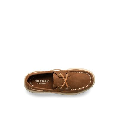 Sperry Cup II Boat Shoe-Brown suede