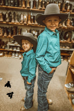 Load image into Gallery viewer, Kingman Turquoise Button-Up Shirt by 2Fly