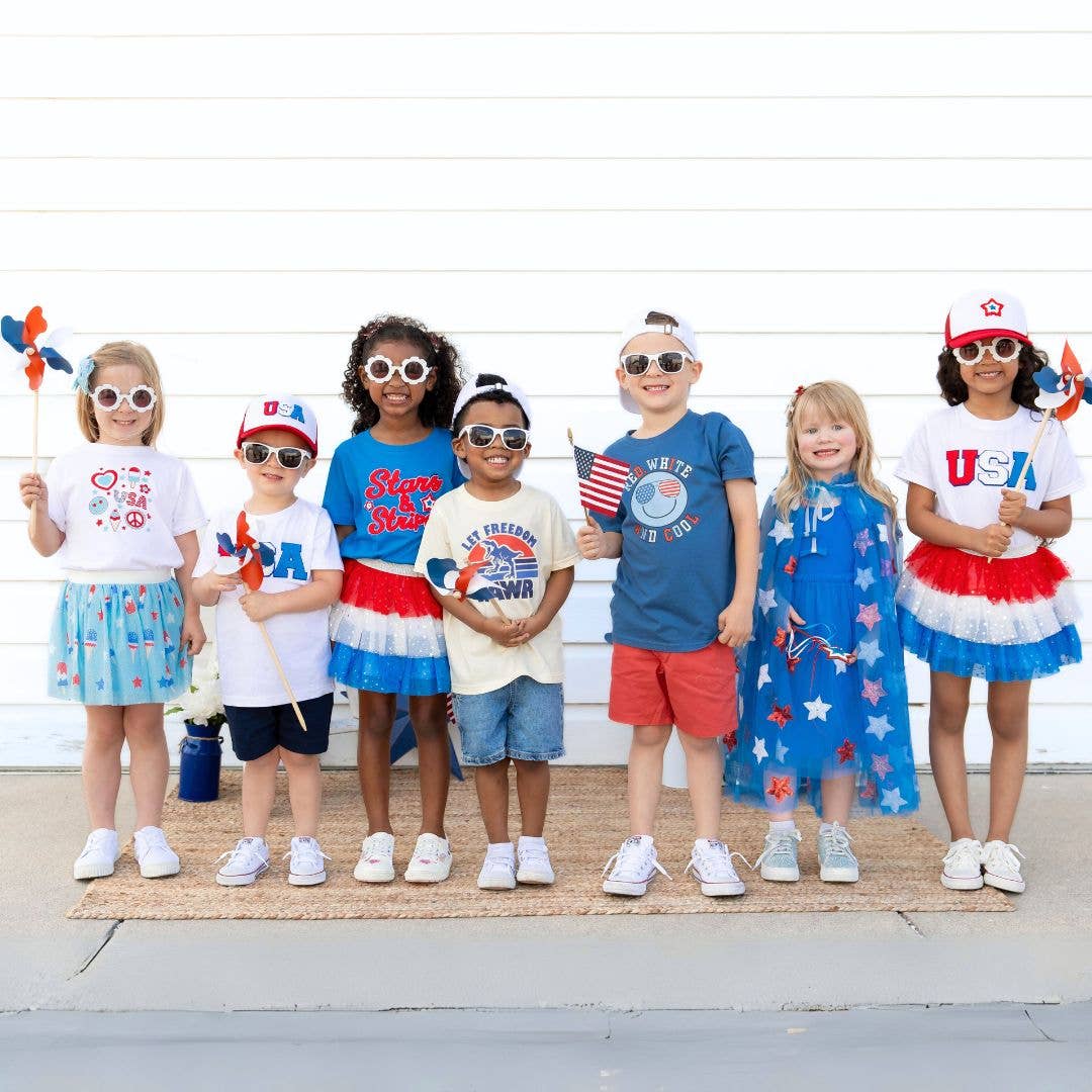 Let Freedom Rawr Short Sleeve T-Shirt - Kids 4th of July