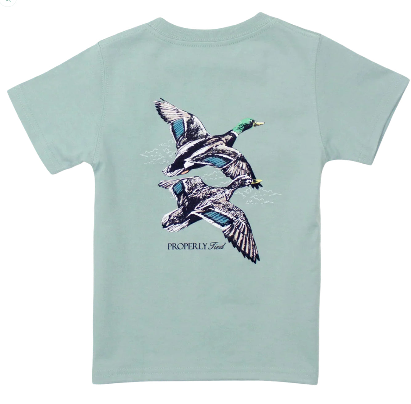 Migration SS Tee, Marine Mist-Properly Tied