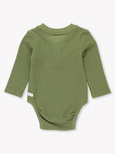 Load image into Gallery viewer, Rugged Butts Waffle Knit Henley Bodysuit - Dusty Olive