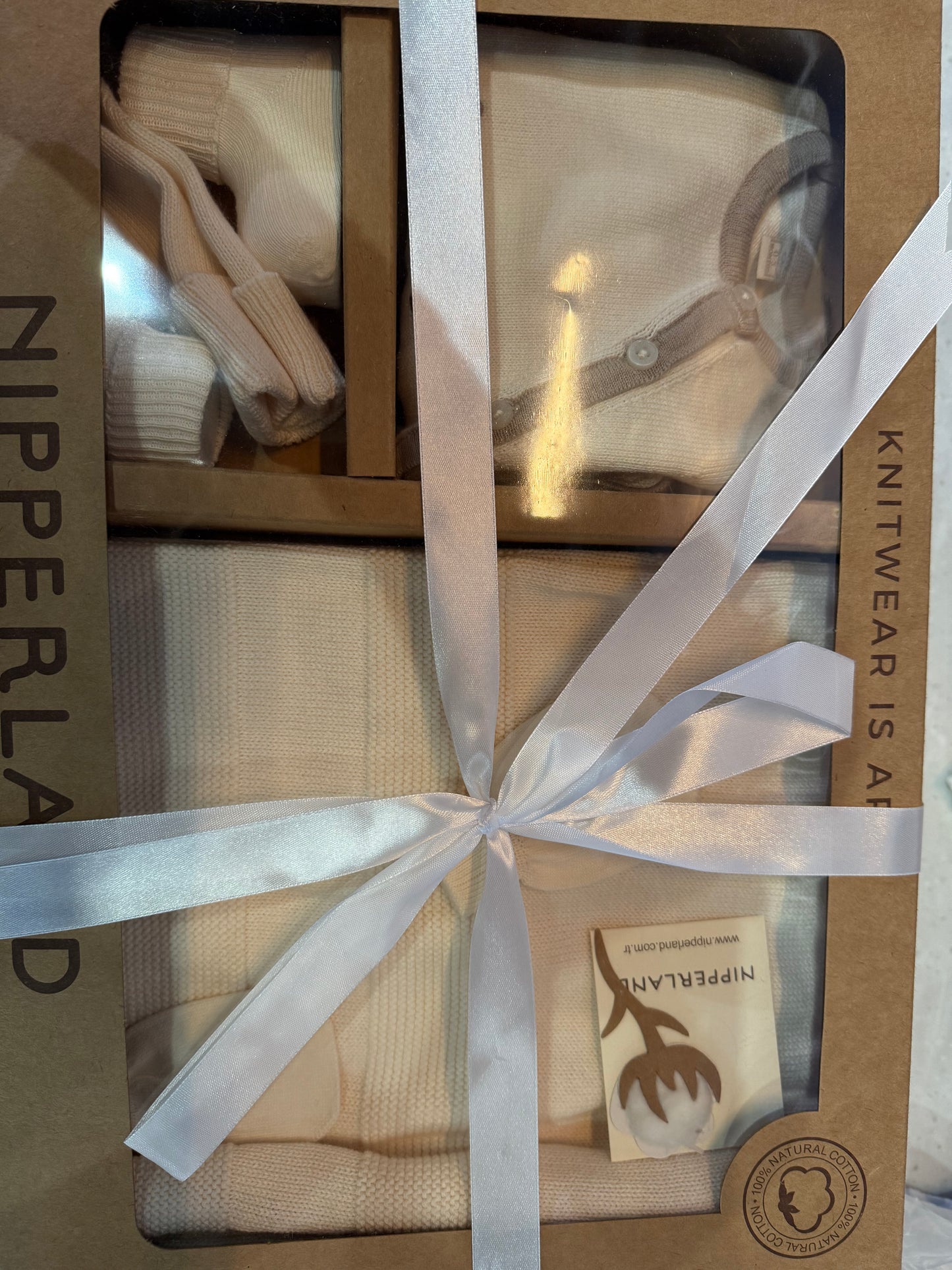 RV Nipperland Hello World luxury box gift set with refined, heirloom-quality essentials
