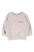 Core Sweat Top in grey by Tiny Tribe—elevated basics for refined style