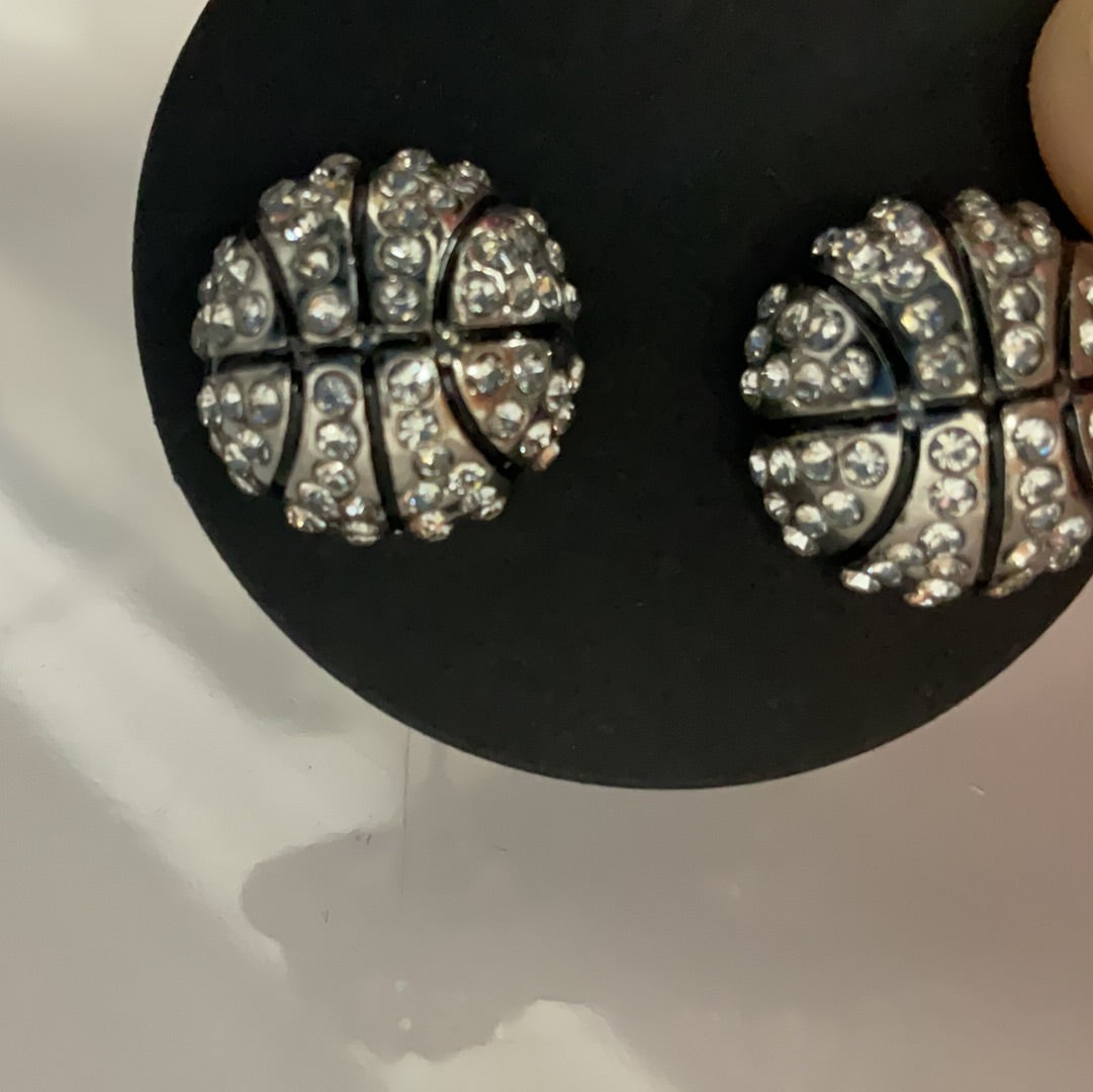 Sports ball earrings
