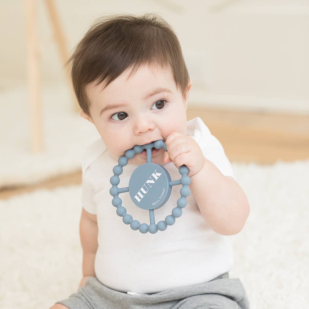 Happy Teether - Hunk Blue