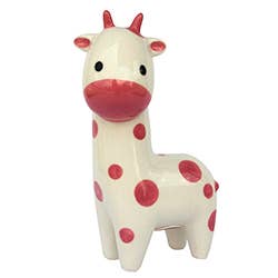Giraffe Ceramic Bank: Blue