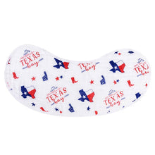 Load image into Gallery viewer, Little Hometown - Texas Boy 2-in-1 Burp Cloth and Bib