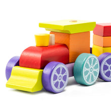 Load image into Gallery viewer, Toysmith - Cubika Wooden Rainbow Express Train