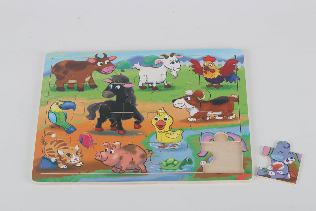 Wooden Farm Yard Friends Wooden Puzzle