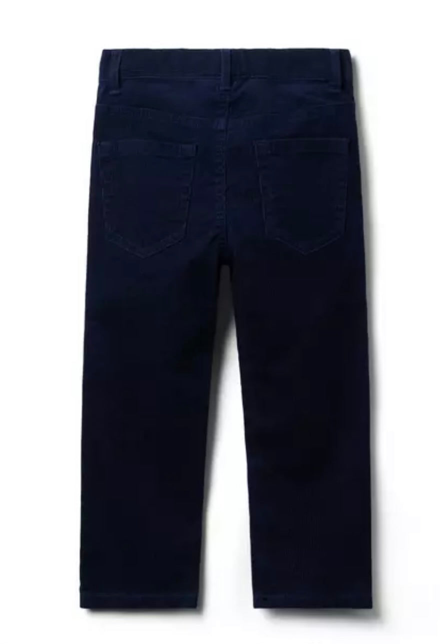 CORD PANTS-NAVY