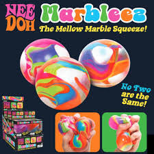 LV Marbleez NeeDoh stress ball by Schylling, refined sensory toy for refined play