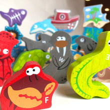Load image into Gallery viewer, BeginAgain - Ocean A to Z Puzzle & Playset