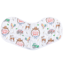 Load image into Gallery viewer, Little Hometown - Country Boy 2 in 1 Burp Cloth and Bib Combo