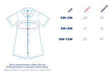 Load image into Gallery viewer, Gameday Pearl Snap Romper-Blue Quail