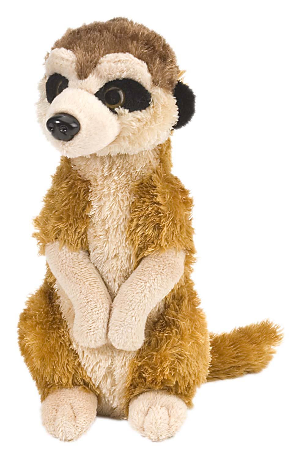 CK-Mini Meerkat 8-inch stuffed animal by Wild Republic, beige and cream plush