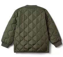 Load image into Gallery viewer, Janie and Jack, OLIVE QUILTED BOMBER JACKET