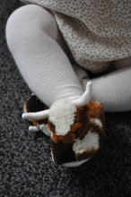 Load image into Gallery viewer, Jomanda Soft Toys & Accessories - Texas Longhorn Highland Cow Plush Baby Slippers House Shoes