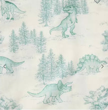 Load image into Gallery viewer, Janie and Jack, LS COLLAR DINO ONE PIECE ROMPER-IVORY DINO TOILE