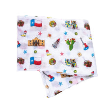 Load image into Gallery viewer, Little Hometown - Texas Baby Swaddle Blanket (Unisex)