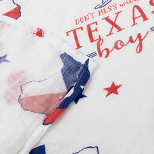 Load image into Gallery viewer, Little Hometown - Texas Boy Swaddle Blanket