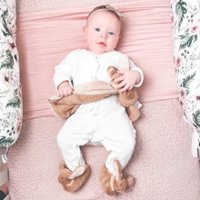 Load image into Gallery viewer, Jomanda Soft Toys & Accessories - Bunny Baby Soft Slippers Brown, House Shoes - (0-6months)