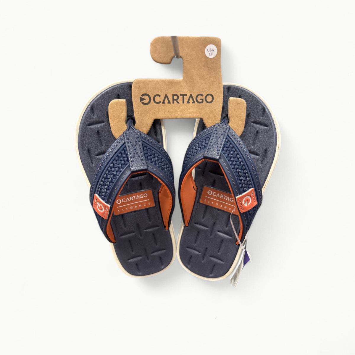 Cartago Malta IV Kids Flip Flop- Grey/Blue/Brown Tile