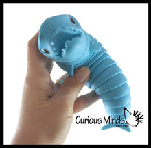 Load image into Gallery viewer, Curious Minds Toys - Shark Fidget - Large Wiggle Articulated Jointed Moving Toy