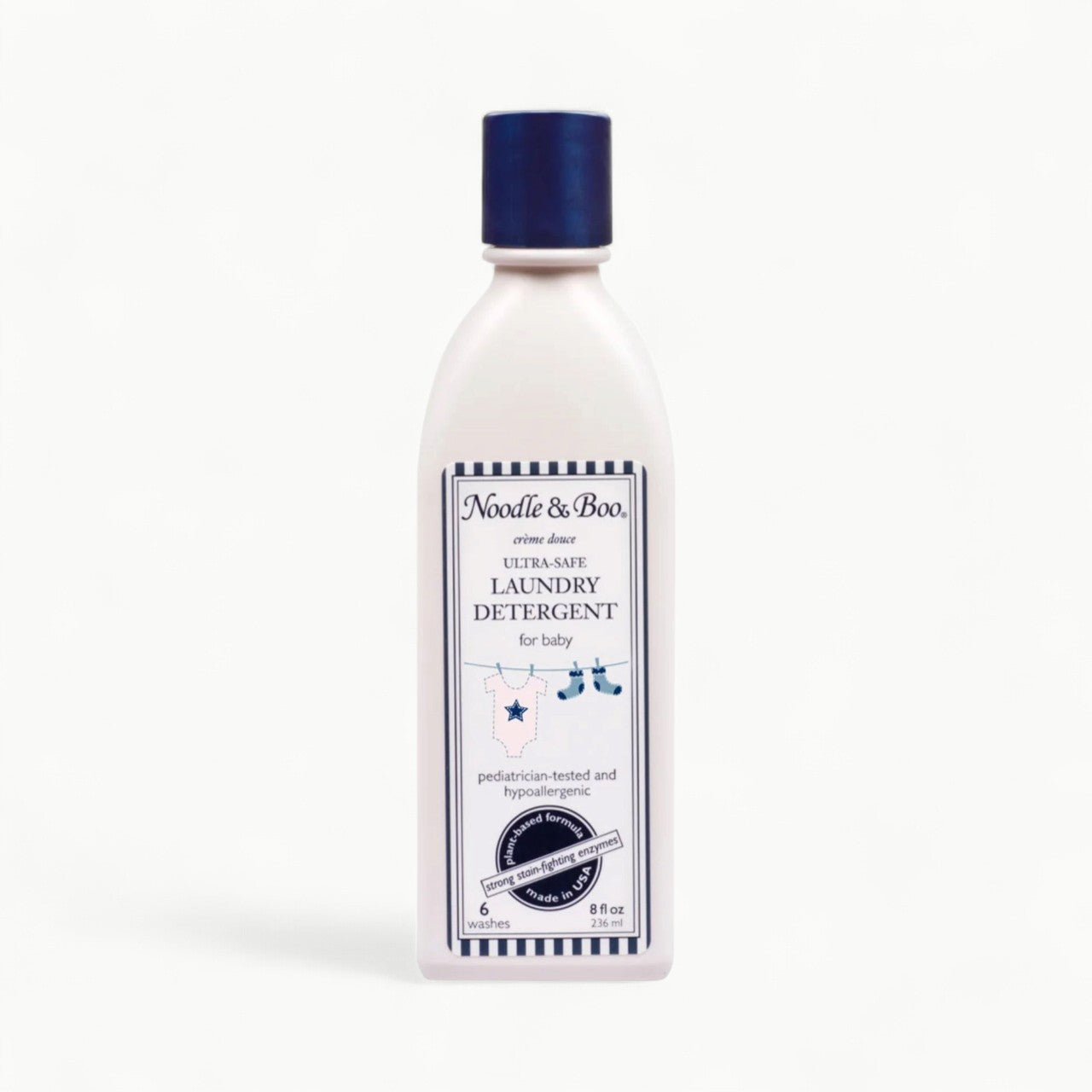 Noodle & Boo Ultra-Safe Laundry Detergent 8oz bottle, plant-based formula