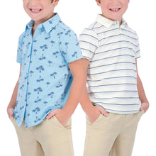 Load image into Gallery viewer, Andy & Evan - Boys 3-Piece Button-down Set - Blue