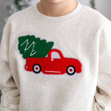 Load image into Gallery viewer, Christmas Truck Patch Sweatshirt