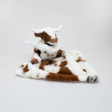 Load image into Gallery viewer, Jomanda Soft Toys & Accessories - Texas Longhorn Highland Cow Soft Toy Soother Comforter 29cm