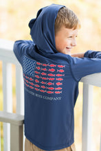 Load image into Gallery viewer, Saltwater Boys Company - Flag Performance Hoodie