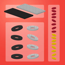 Load image into Gallery viewer, Plus-Plus USA - Plus-Plus Accessory Pack - Gray & Black