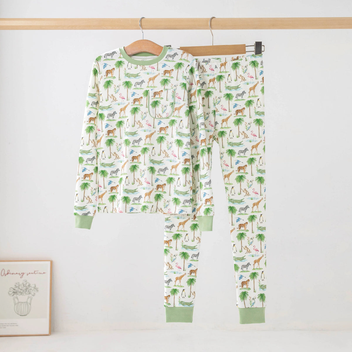 Go Wild Organic Cotton Pajama Set