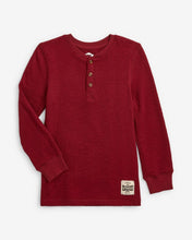 Load image into Gallery viewer, Craftsman Thermal Henley, Dark Cherry-Appaman