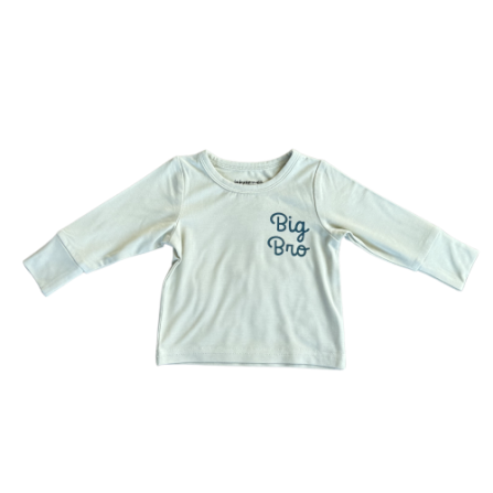 Big Bro long sleeve tee by Baby Sprouts, refined boys' essential in elevated design
