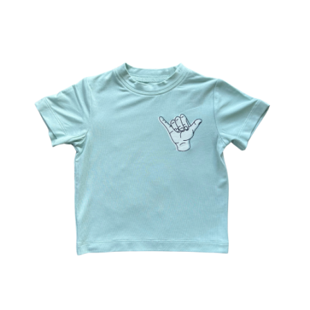 Baby Sprouts short sleeve tee in soft bamboo jersey, relaxed fit, available in multiple colors
