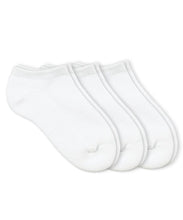 Load image into Gallery viewer, 3 pairs of plain white ankle socks against a plain white backdrop